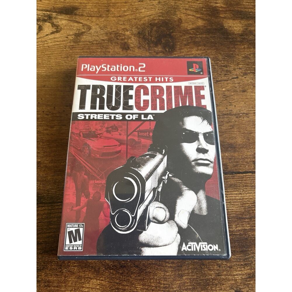 True Crime: Streets of LA Greatest Hits 2003 Sony PlayStation 2 PS2 Video Game
